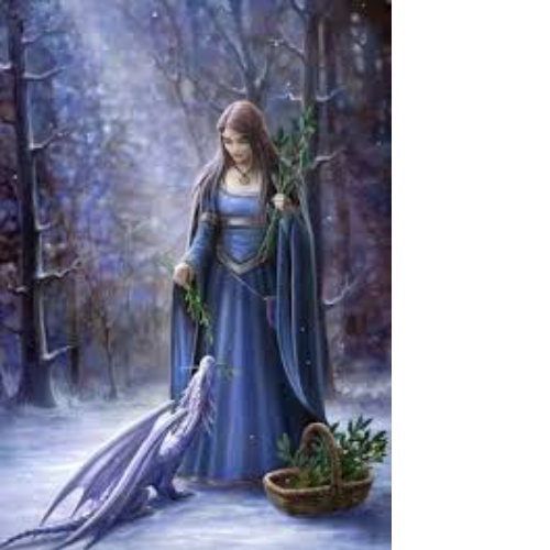 Witches Lair Blank Greeting Card